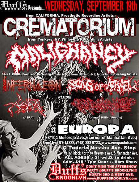 Crematorium After Show Party
