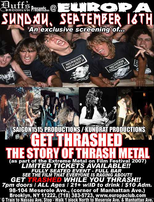 GET THRASHED - THE STORY OF THRASH METAL